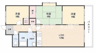 リバーパーク植田東の間取り画像