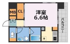 ジュネーゼ京町堀パークサイドの間取り画像