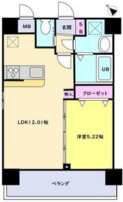 ソレアード ディエスの間取り画像