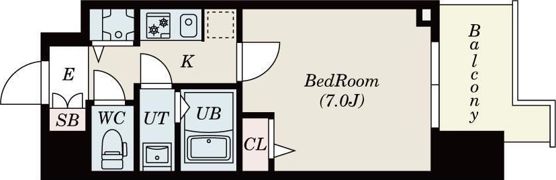 S-RESIDENCE天満Gracisの間取り画像