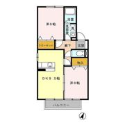 セジュールMの間取り画像