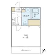 ミニョン若林の間取り画像