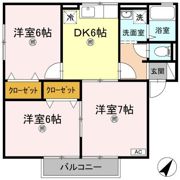 セジュール・ミナミ B棟の間取り画像