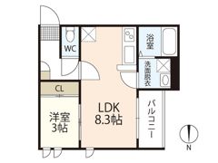 Regalest廿日市駅前の間取り画像