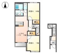 トゥインクル EVATA B棟の間取り画像