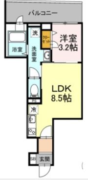ベイサイドヒルズ関内の間取り画像