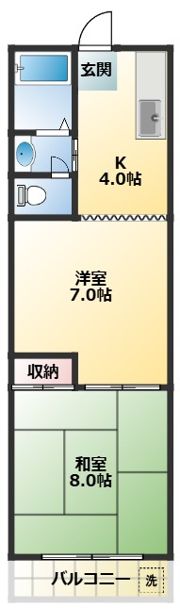 メゾン東小岩Ⅱの間取り画像