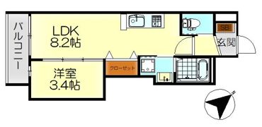 月光呉本町ツインタワーアインス（壱番館）の間取り画像