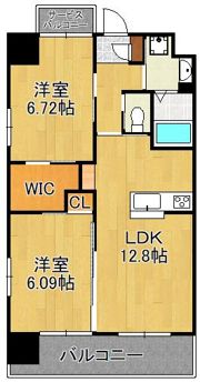 ウィングス三郎丸の間取り画像