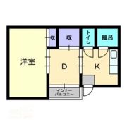 花ノ宮アパートの間取り画像
