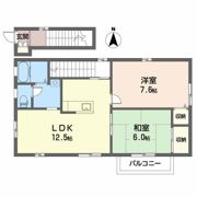 グランコート久万ノ台 C棟の間取り画像