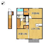 セジュール原町IIの間取り画像