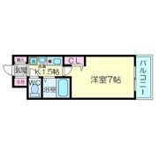 エスリード新梅田の間取り画像