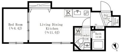 CREATIF池袋本町の間取り画像