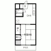 コーポ北浦の間取り画像
