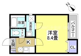 クレフラスト葵西Aの間取り画像