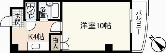 リスティア中筋の間取り画像