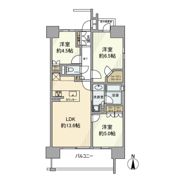 オープンレジデンシア堀田の間取り画像