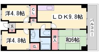 シティ南落合の間取り画像
