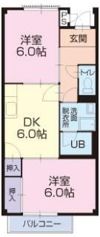 Surplus Twoマーベラス95の間取り画像