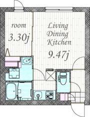 quador川名の間取り画像