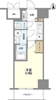 アーバス天満橋の間取り画像
