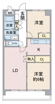 スカイアークビルの間取り画像