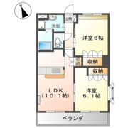エスペランスコートの間取り画像