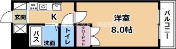 若草フェニックスマンションの間取り画像