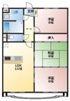 キャンベリー・aの間取り画像