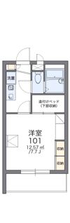 レオパレス川添Ⅱの間取り画像