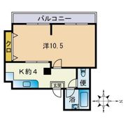 コーポ大濠の間取り画像