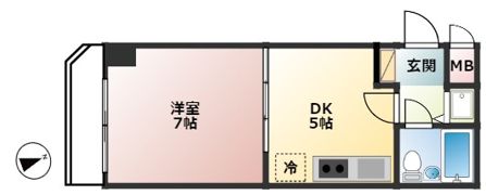 日興パレス羽田PARTⅡの間取り画像