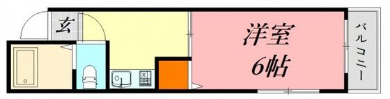 コーポ宝町の間取り画像