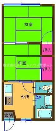コーポMKの間取り画像