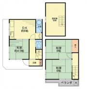 貸家 枚方市香里ケ丘1丁目の間取り画像