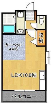 リヴィエール福丸弐番館の間取り画像