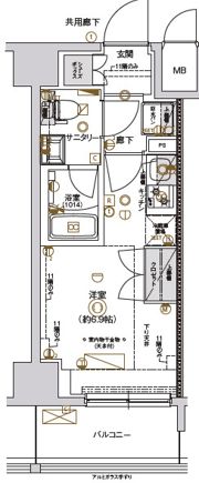 CREST TAPP川崎Ⅱの間取り画像