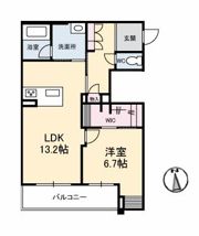 シャーメゾンマヒナの間取り画像