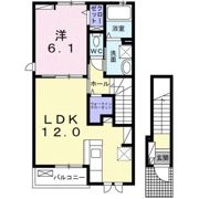 プレイン ハルカの間取り画像