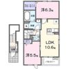 ゼファー川原崎 Ⅱの間取り画像