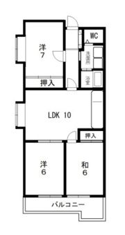 リビエール西坂の間取り画像