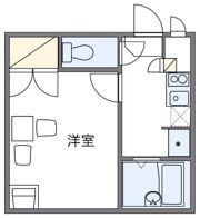 レオパレスイル リズィエールの間取り画像