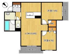 シャーメゾンシエロの間取り画像