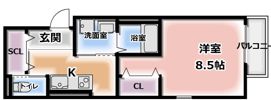 KTIレジデンス寝屋川Ⅲの間取り画像
