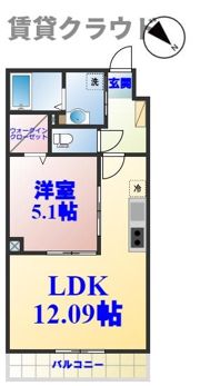 ミリアビタ大森台の間取り画像