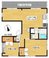 藤コーポの間取り画像