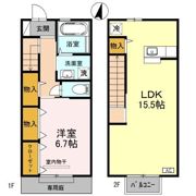 D-Room秋吉 B棟の間取り画像