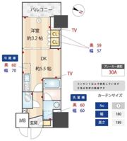 ZOOM本郷の間取り画像