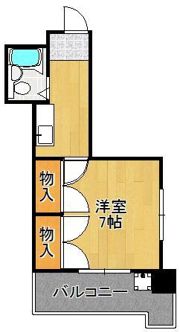 小倉第2鳳城ビルの間取り画像